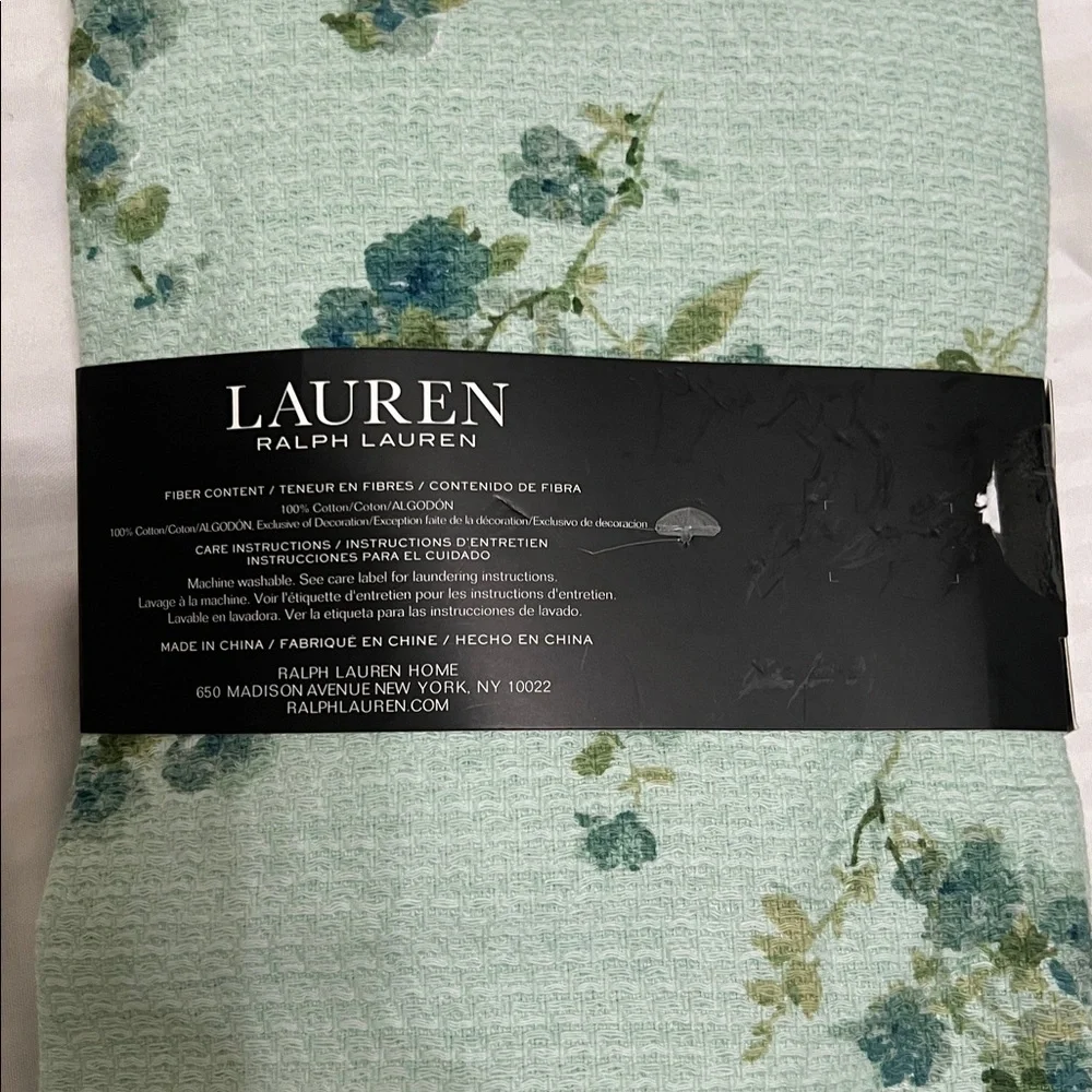 Lauren Ralph Lauren Kitchen Towels set of 3 Mint Blue, Blue, Green